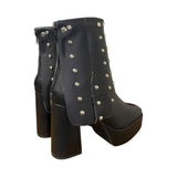 9.5 Black & Studded Platform Canty Boots®