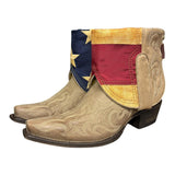 8 Embroidered Tan & American Flag Canty Boots®