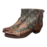 7.5 Embroidered Brown & Designer Canty Boots®