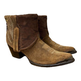 9.5 Brown Rough Out & Horse Print Canty Boots®