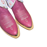 9 Embroidered Pink & Designer Canty Boots®