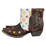8.5 Brown & Star Inlay with Designer Canty Boots®