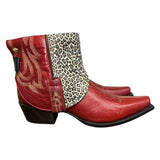 10 Red & Leopard Canty Boots®