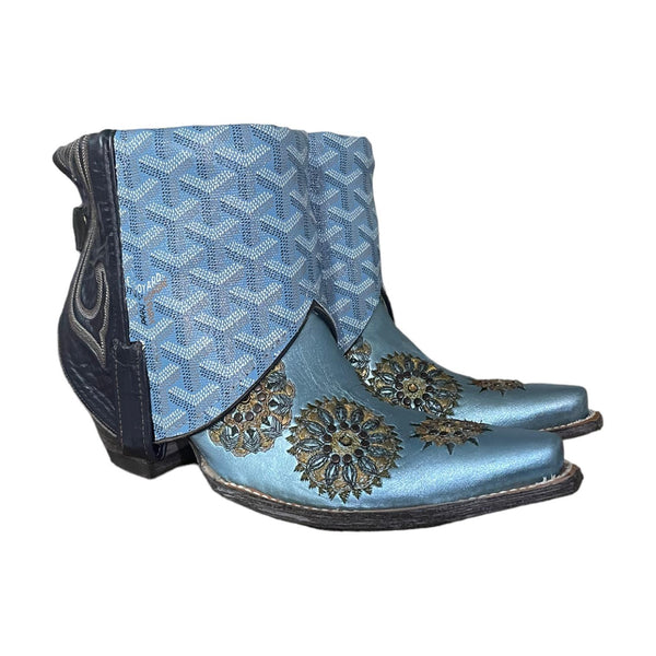 8 Two Toned Blue & Designer Canty Boots®