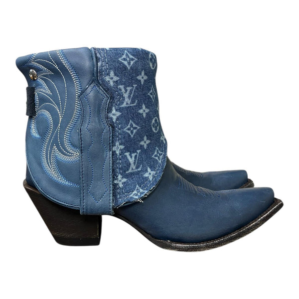 8 Blue & Designer Denim Canty Boots®