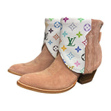 9 Pink Rough Out & Designer Canty Boots®