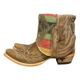 8 Embroidered Brown & Wool Canty Boots®