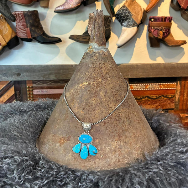 Sterling Silver Turquoise Pendant