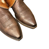 10 Brown & Spotted Hair-on Hide Canty Boots®