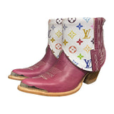 9 Embroidered Pink & Designer Canty Boots®