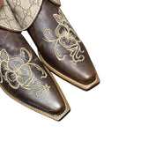 9 Floral Embroidered & Designer Canty Boots® with Turquoise Concho