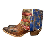 8.5 Brown & Tooled Americana Canty Boots®