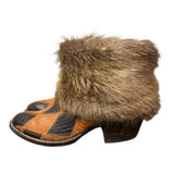 9 Patchwork & Beaver Fur Canty Boots®