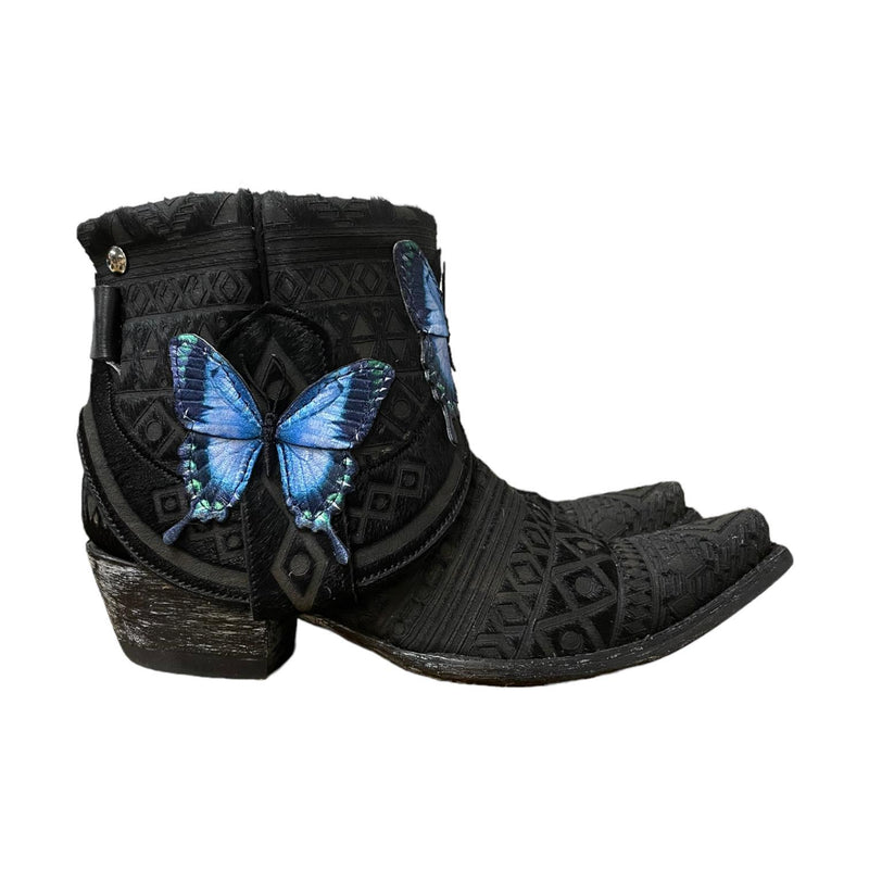 8 Aztec Hide & Butterfly Patches Canty Boots®