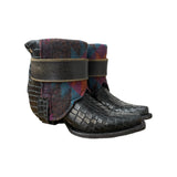 6 Embossed Crocodile & Wool Canty Boots®