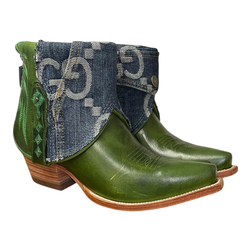8 Green & Designer Denim Canty Boots®
