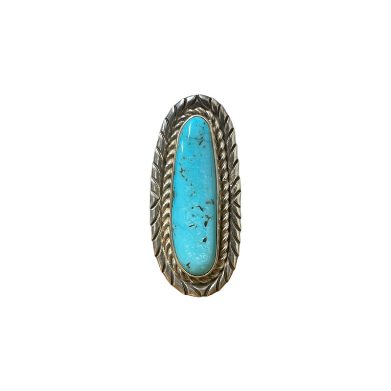 9 Sterling Silver Turquoise Ring