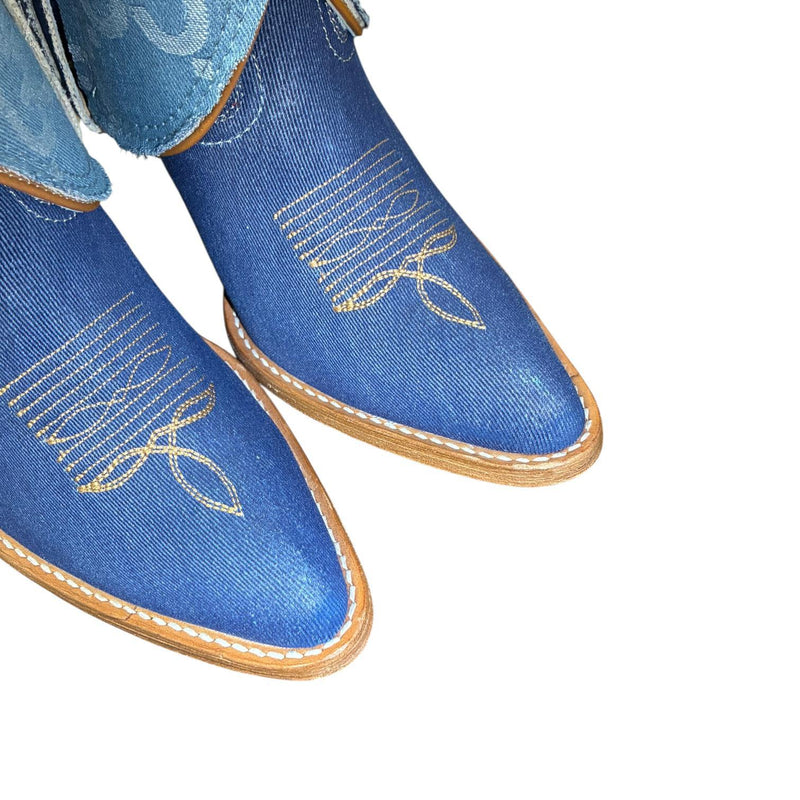 7 Denim Textile & Designer Denim Canty Boots®