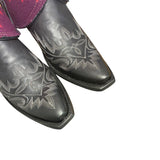 11 Embroidered Black & Wool Canty Boots®