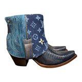 8 Blue Exotic & Designer Denim Canty Boots®