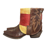 7 Dark Brown & American Flag Canty Boots®