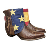 8 Dark Brown & American Flag Canty Boots®