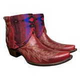 9 Embroidered Red & Wool Canty Boots®