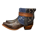 9.5 Brown & Designer Denim Canty Boots®