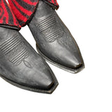 6.5 Black & Red Wool Canty Boots®