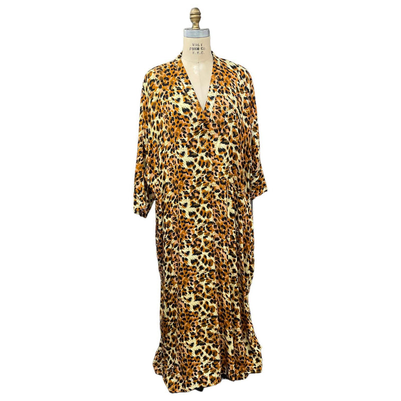 Leopard Abaya Dress