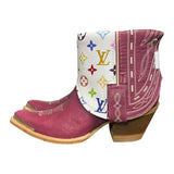 9 Embroidered Pink & Designer Canty Boots®