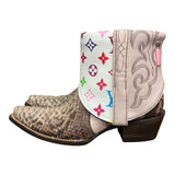 6.5 Pink Exotic & Designer Canty Boots®