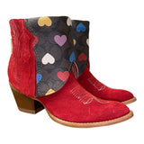 5 Red Rough Out & Designer Canty Boots®
