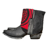 6.5 Black & Red Wool Canty Boots®