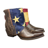 6.5 Dark Brown & American Flag Canty Boots®