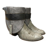 6.5 Exotic Green & Gray with Designer Canty Boots®