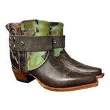8 Brown & Camo Hair-on Hide Canty Boots®