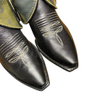 7.5 Black & Camo Leather Canty Boots®
