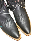 9 Black & Metallic Star Inlay Canty Boots®
