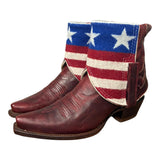 6 Red & Americana Wool Canty Boots®
