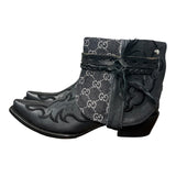 10 Embroidered Black & Designer Denim Canty Boots®