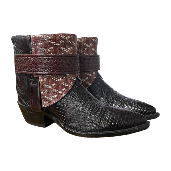 8 Dark Maroon Exotic & Designer Canty Boots®