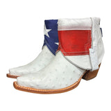 9 Exotic White & American Flag Canty Boots®