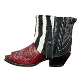 9 Two Toned & Striped Hair-on Hide Canty Boots®