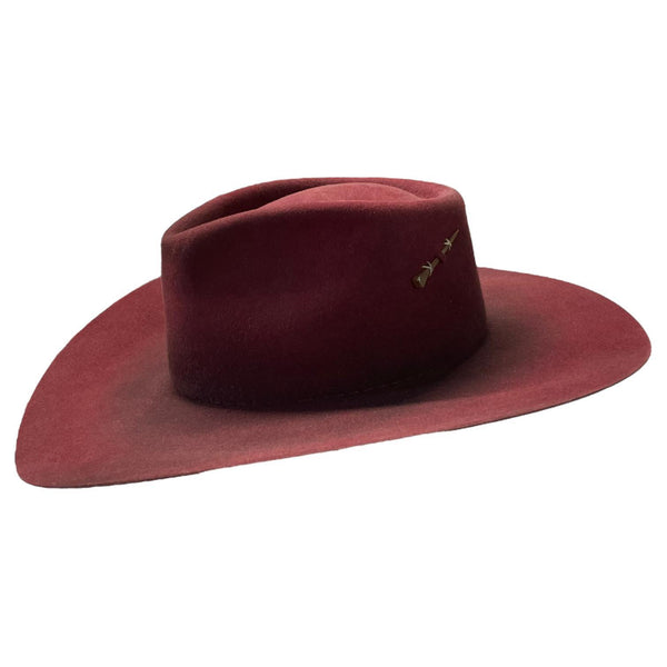 Burgundy Hat - Size 7 3/8