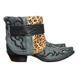 10 Embroidered Black & Leopard Canty Boots®