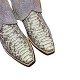 8.5 Pink Exotic & Pink Crystals Canty Boots®