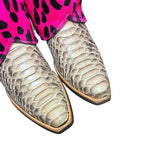 7 Pink Exotic & Leopard Hair-on Hide Canty Boots®