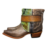 7 Brown & Camo Hair-on Hide Canty Boots®