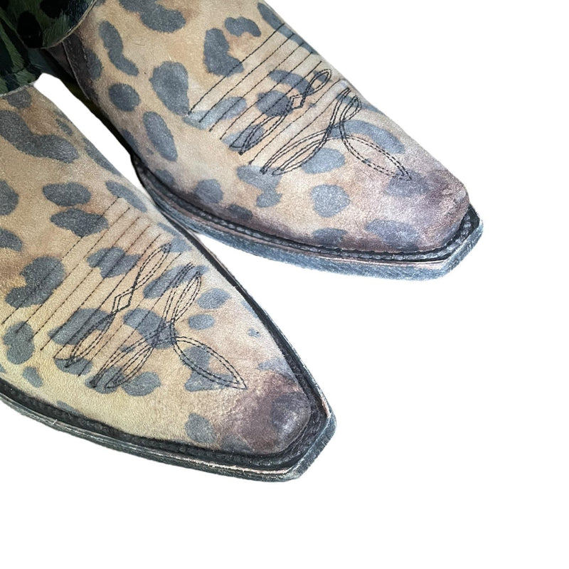 9 Leopard & Camo Hair-on Hide Canty Boots®